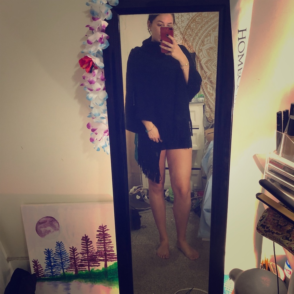 Black poncho